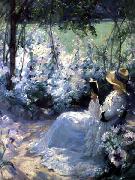 Frank Bramley Delicious Solitude Germany oil painting artist